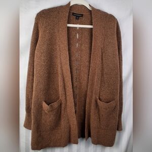 Banana Republic Women's Wool Alpaca Blend Tan/Brown Knit Cardigan Size XS